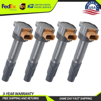 4X Ignition Coils For 2009-14 Suzuki Grand Vitara Kizashi Swift SX4 33400-51K40 - Image 1 of 4