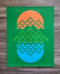 Original Vintage Colorado Poster - 21.5in x 27.5in - Frederic Printing - Picture 1 of 4