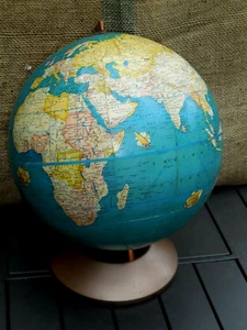 Original 1950s Rand McNally World Master Terrestrial Globe#GL - Picture 1 of 22