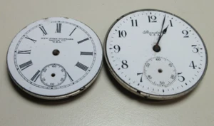 VINTAGE LOT NEW YORK STANDARD POCKET WATCH MOVEMENTS WATCHMAKER #37 - Picture 1 of 8