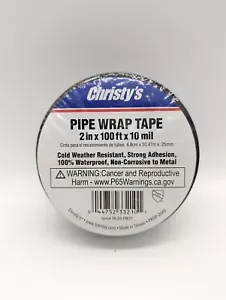Christy's PVC Adhesive Plumbers Pipe Wrap Tape 2" x 100' Roll 10-Mil NEW - Picture 1 of 3