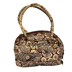 Vera Bradley Schultertasche Damen gesteppt Reißverschluss Schieferblüten Handtasche - Bild 1 von 18