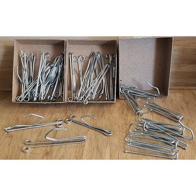 Prong Pinch Pleat Drapes Curtain Hooks 2 Styles 29 pcs See Description - Image 1 of 4