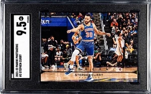 LOW POP 2021 Stephen Curry Shuffle "Good Night" Photogenic SGC 9.5 #3 RARE GRADE - Picture 1 of 2