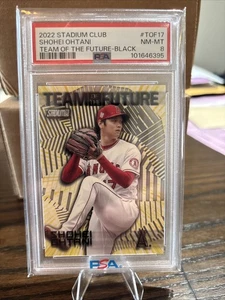 Topps Stadium Club 2022 cromado - Team Future Shohei Ohtani negro/99. POP3 PSA - Imagen 1 de 2