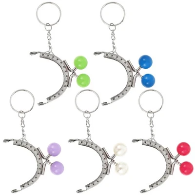 5 Pcs Serrure De À Main Fournitures Pour La Fabrication Sacs - Immagine 1 di 4