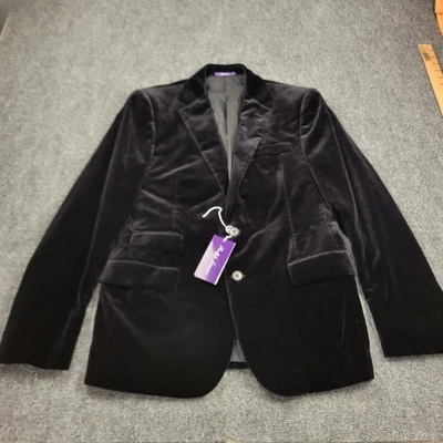 Ralph Lauren Púrpura Etiqueta Kent Traje Chaqueta Para Hombres 40R Negro $2495 Foto 1 de 4