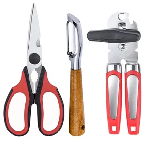 Linkshänder Küchenschere Schere und Dosenöffner, Schäler Set, Linkshänder Küche... - Bild 1 von 9