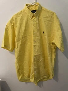 NWOT Ralph Lauren Bright Yellow Casual Shirt Size L - Picture 1 of 5