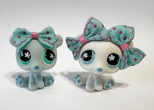 Littlest Pet Shop Pet Pairs #646 & #647 Polar Bears - Picture 1 of 7