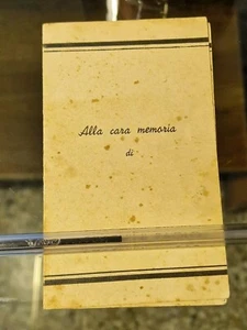 Santino Holy Card Funebre Bagnacavallo 1938 AR1351 ^ - Imagen 1 de 3