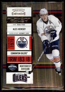 2010-11 Playoff Contenders Playoff Tickets Ales Hemsky 49/100 #28