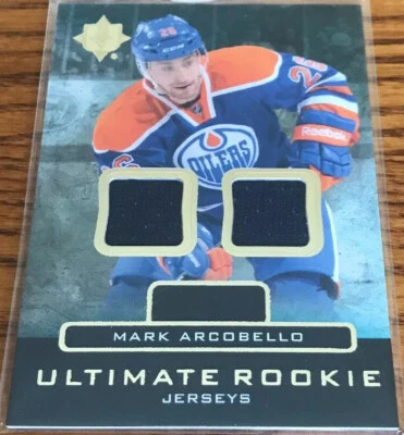 2013-14 Ultimate Collection Ultimate Rookie Jerseys Mark Arcobello URJ-MA - Image 1 of 2