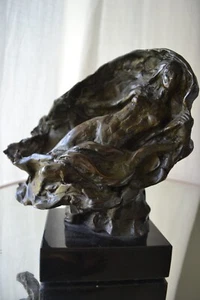 Frederick Hart Hooded Figure Bronze Sculpture - Picture 1 of 8