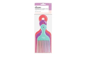 Diane DBC008 Assorted Lift Combs 3 Pack Set - Picture 1 of 1