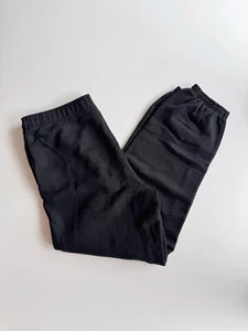 Mega pantalones deportivos Aritzia TNA acogedores de lana negros mezcla de algodón, talla M - Imagen 1 de 13