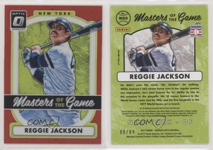 2017 Panini Donruss Optic Masters of the Game Red /99 Reggie Jackson #MG9 HOF