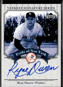2003 Upper Deck Yankees Signature Series #PN-RD Ryne Duren - Picture 1 of 2