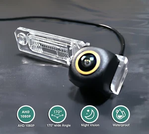 AHD 170°1080P Reversing Rear View Camera For VW Caddy MK3/Golf MK5/Jetta MK5 MK6 - Picture 1 of 8