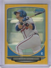 2013 Bowman Chrome Draft Draft Picks Gold Refractors #BDPP116 Orrin Sears /50