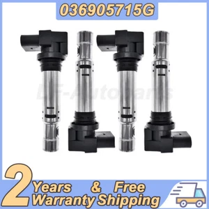 4PCS Ignition Coils Fits For VW Golf 1.4 TSI VW Polo Jetta 1.6 FSI Tiguan Beetle - Picture 1 of 6