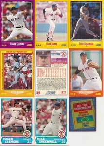 1988 Score Baseball Boston Red Sox Master Team Set w/ R&T Young SS (41) - Picture 1 of 1