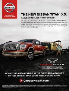 2016 Nissan Titan XD Pickup LKW Original Farbe Druck Anzeige - Bild 1 von 1
