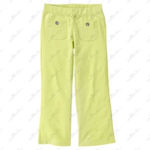 New Gymboree Kid Girl's Greek Isle Style Lime Green Full Length Pants Size: 4 - Picture 1 of 1