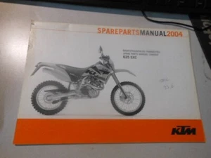 KTM Factory Spare Parts Manual Chassis 2004 625 SXC 3208128 - Picture 1 of 7