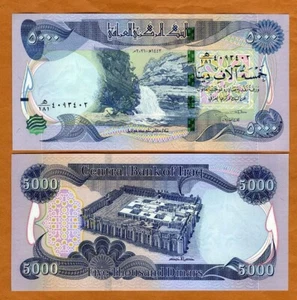 Iraq, 5000 (5,000) Dinars, 2021, P-100b, UNC New Date and Sig. - Picture 1 of 1
