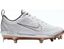 white softball cleats