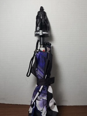 STAR WARS Darth Vader Disney Lucas film Kid's Umbrella BLACK Stormtrooper - Image 1 of 4