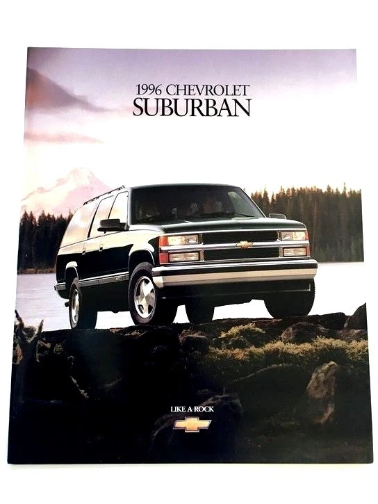 1996 Chevrolet Suburban 20-page Original Car Sales Brochure Catalog - 1500 2500 Foto 1 de 4
