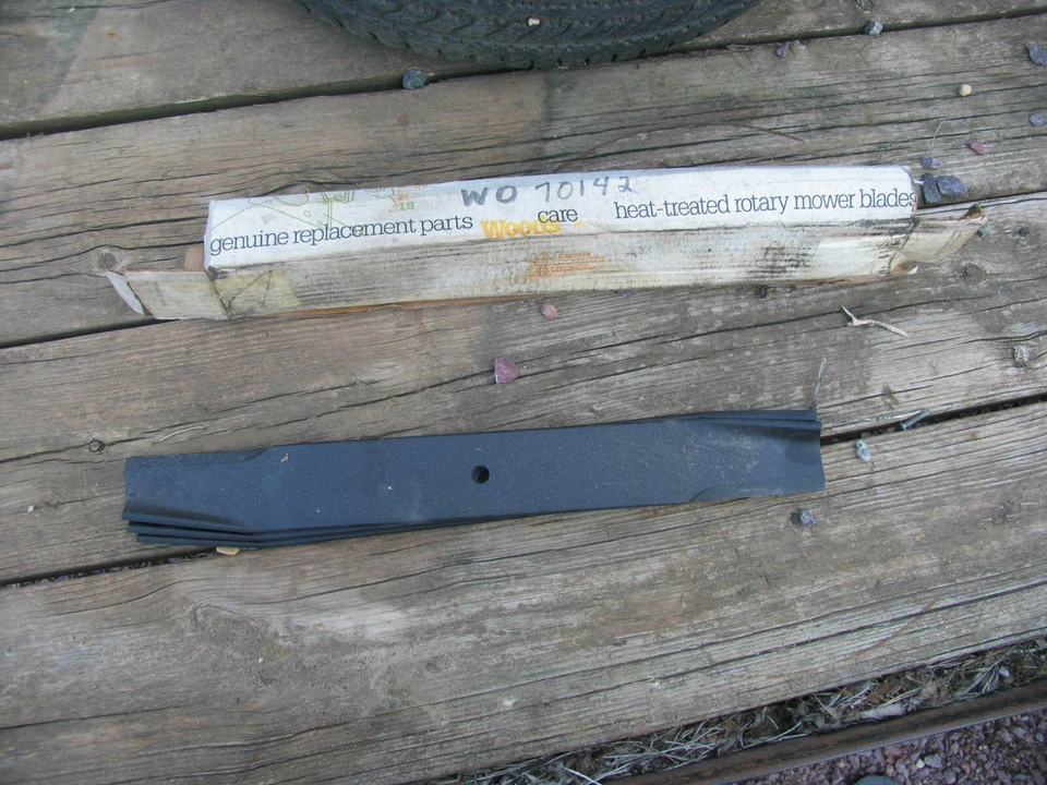 Set of 3 Blades 21" Rotary Lawnmower Blade Woods #70142 1/2" Center Hole