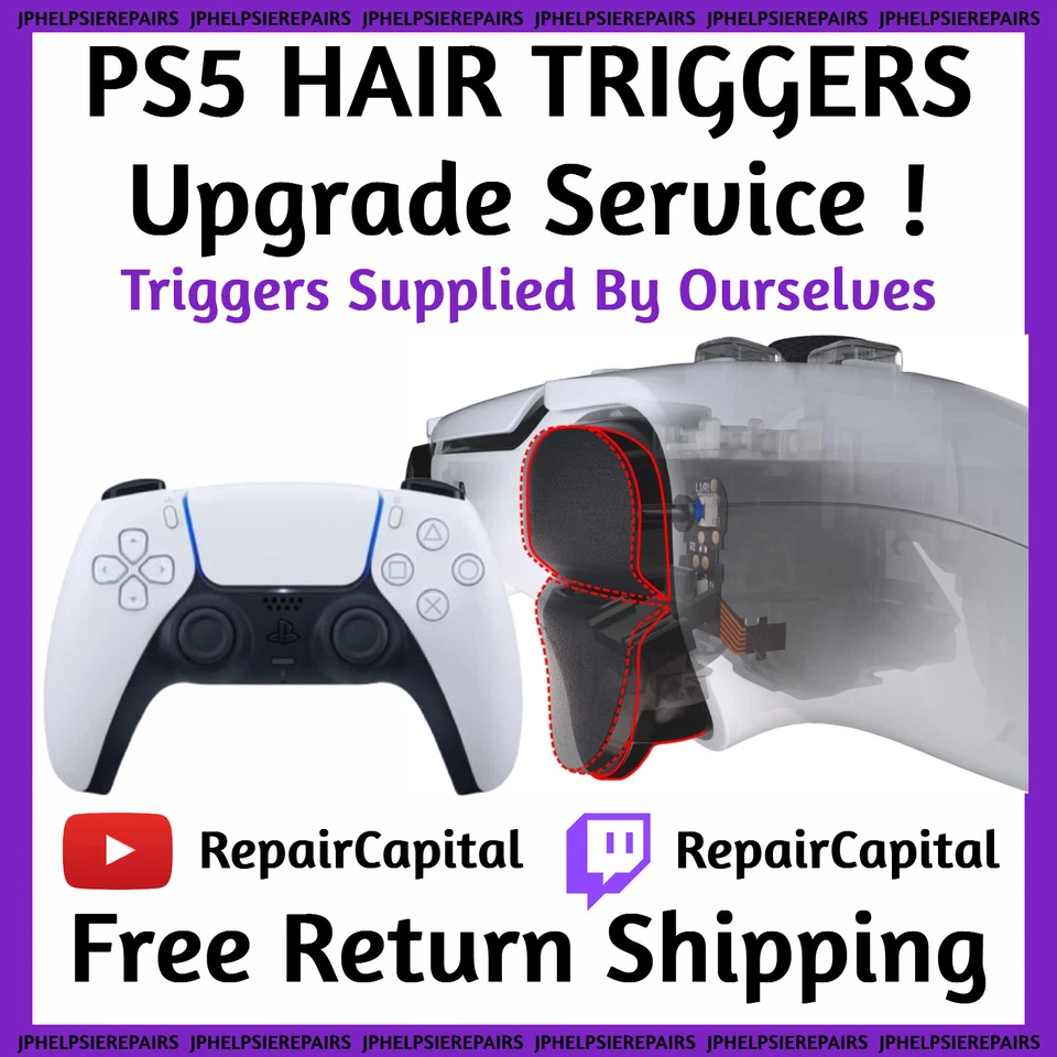 PS5 Clicky Trigger Mouse Click Triggers Upgrade Service - Image 1 of 1