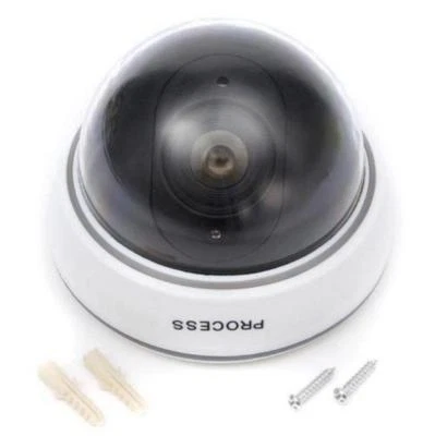 Indoor Outdoor Fake Dummy Dome Camera Red LED Blinking Light Camera Simulation - Image 1 of 3
