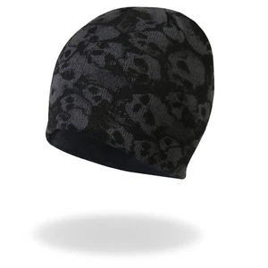 Hot Leathers KHB1036 Ancient Skulls Knit Cap - Imagen 1 de 7