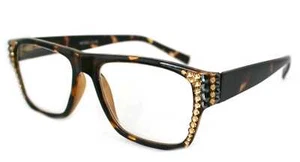 Brooklyn Bling Reading Glasses for Women with Genuine European Crystals - Picture 1 of 4
