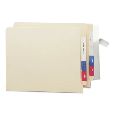 Smead 67608 8" x 1.69" Seal & View File Folder Label Protector (100/PK) New - Image 1 of 4