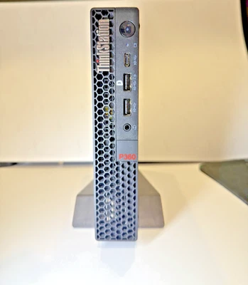 Lenovo Thinkstation p360 Tiny, Intel i7, 3TB Strge, 32GB RAM, Graphic Card - Image 1 of 4
