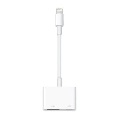 GENUINE APPLE LIGHTNING TO HDMI DIGITAL AV TV ADAPTER CABLE BOXED A1438 - Image 1 of 2