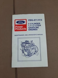 FORD VSG 411 413 Gas Gasoline Engine Owner Operator Maintenance Manual guide 1.1 - Picture 1 of 2