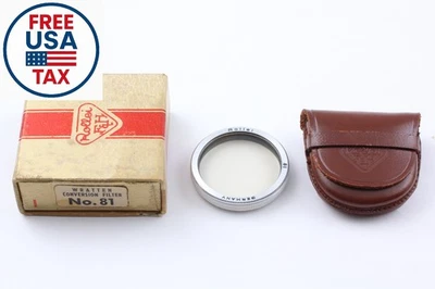 Rare [MINT w/Box] Rolleiflex Rollei TLR Conversion Filter Lens No.81 From Japan - Image 1 of 4