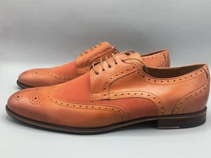 Schuh Embassy London Oxford Budapester Leder/Wildleder Herren 11 US/ 44 EU Mahagoni - Bild 1 von 11