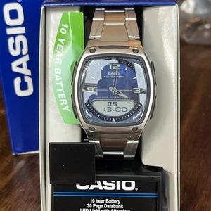 CASIO Analog-Digital 38.6 mm Stainless Steel Men's Watch - AW-81D MSRP: $43 - Picture 1 of 5