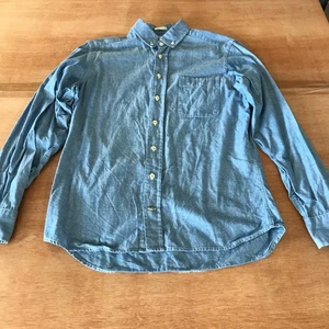 Taylor Stitch Shirt Men 38 Blue Button Down Pocket Long Sleeve Preppy - Picture 1 of 12