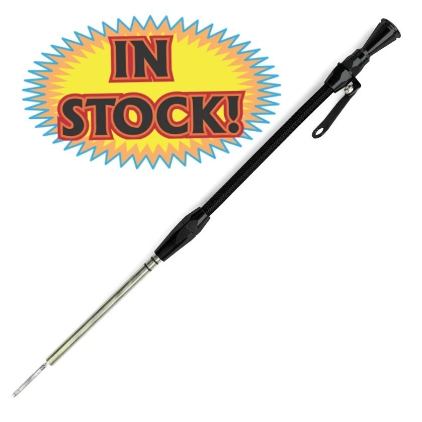 Lokar XED-5001 -1980 & Later Chevy SB Hi-Tech Flexible Black Engine Oil Dipstick - Image 1 of 3