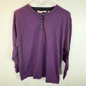 NWT Vintage Honors Apparel (Target) 6 Button Striped Henley Shirt Sz M - Picture 1 of 5
