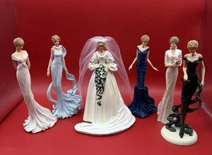 Hamilton Sammlung Princess of Our Hearts Sammlung PRINZESSIN DIANA Figuren LOT - Bild 1 von 7