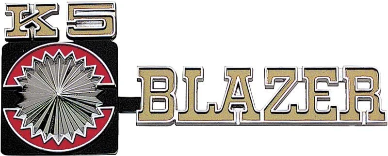 Chevrolet 1975-80; K5 Blazer; emblema del guardabarros delantero; cada uno Foto 1 de 1